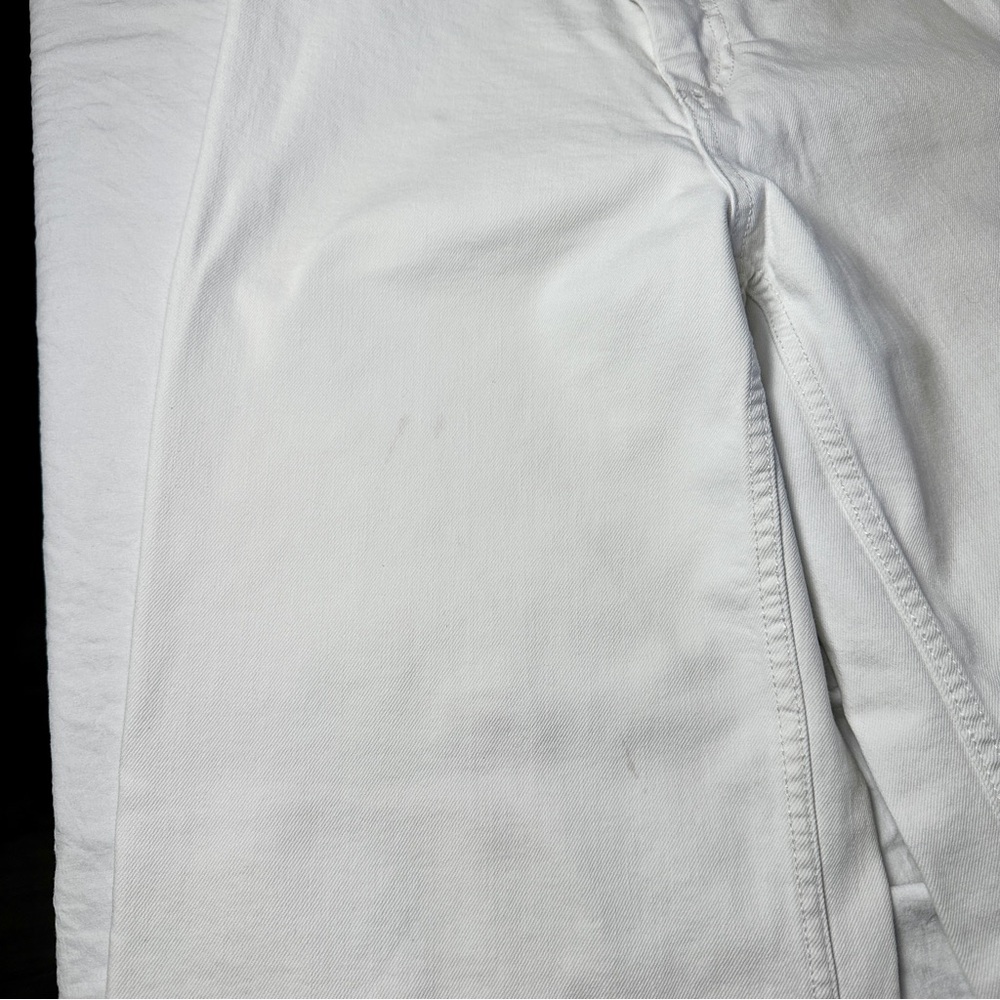 Zara Women's White Wide-Leg Jeans - Picture 3 of 8
